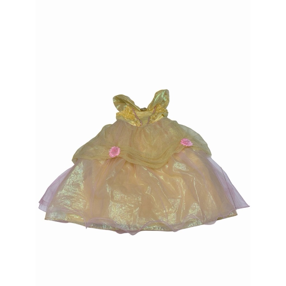 Disney Store Beauty And The Beast Belle Costume Girls Dress Up Halloween 5/6
